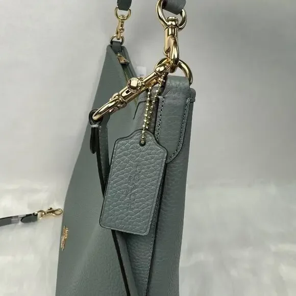 Coach Laurel Large Shoulder/Crossbody Bag Sage Soft Pebble Leather NWT CY684 - Picture 8 of 12